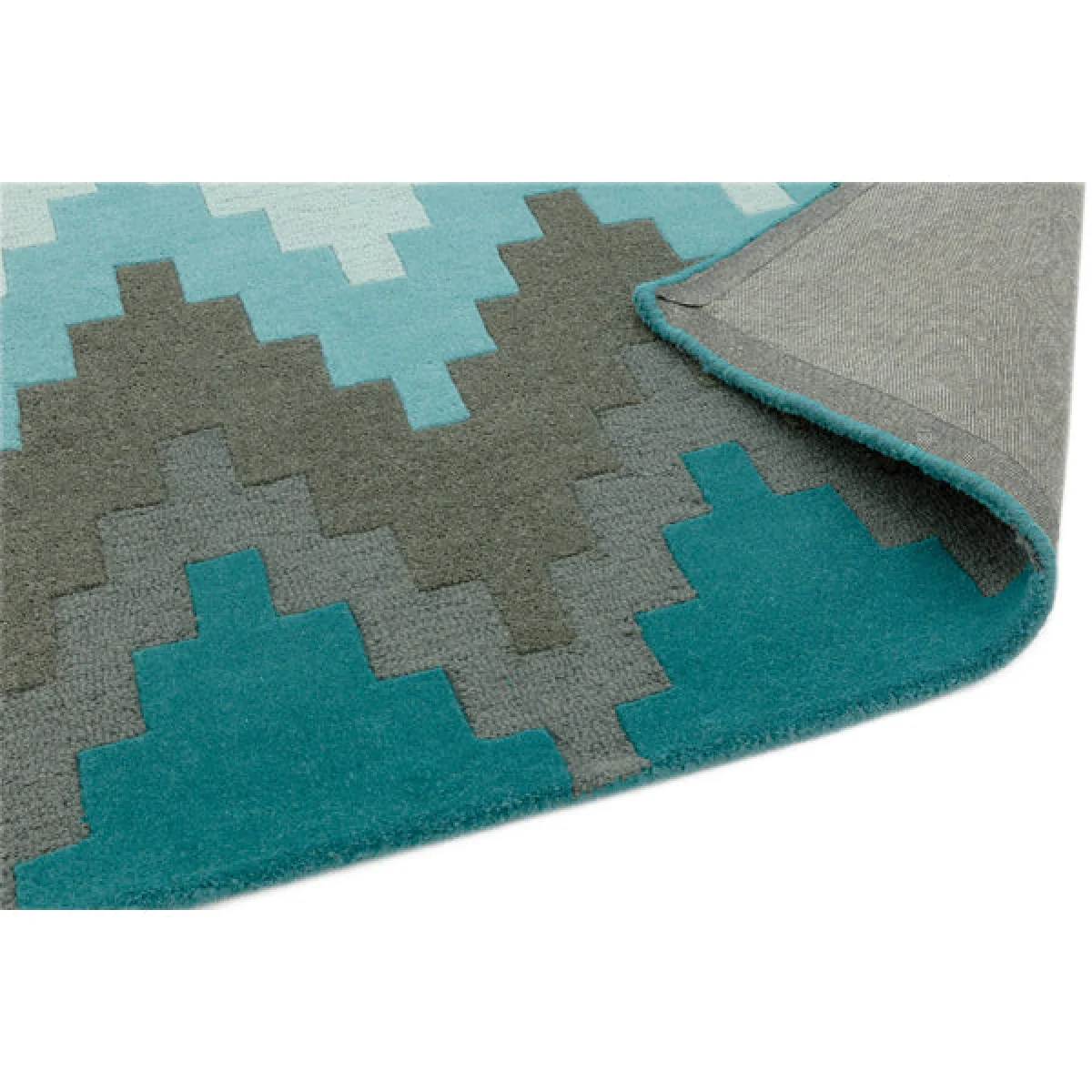 Asiatic Carpets Matrix Hand Tufted Rug Cuzzo Teal - 200 x 300cm – image 4