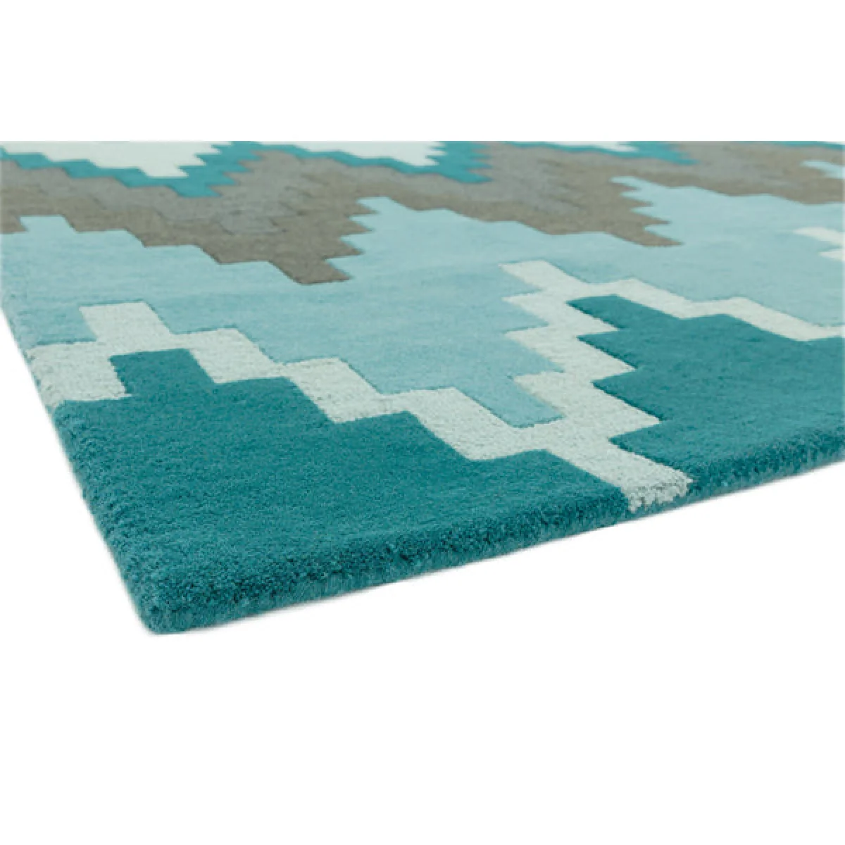 Asiatic Carpets Matrix Hand Tufted Rug Cuzzo Teal - 200 x 300cm – image 5
