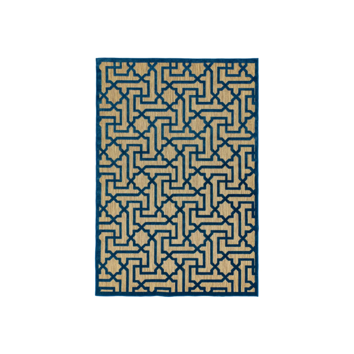 Asiatic Carpets Plaza Machine Woven Rug Navy - 152 x 230cm