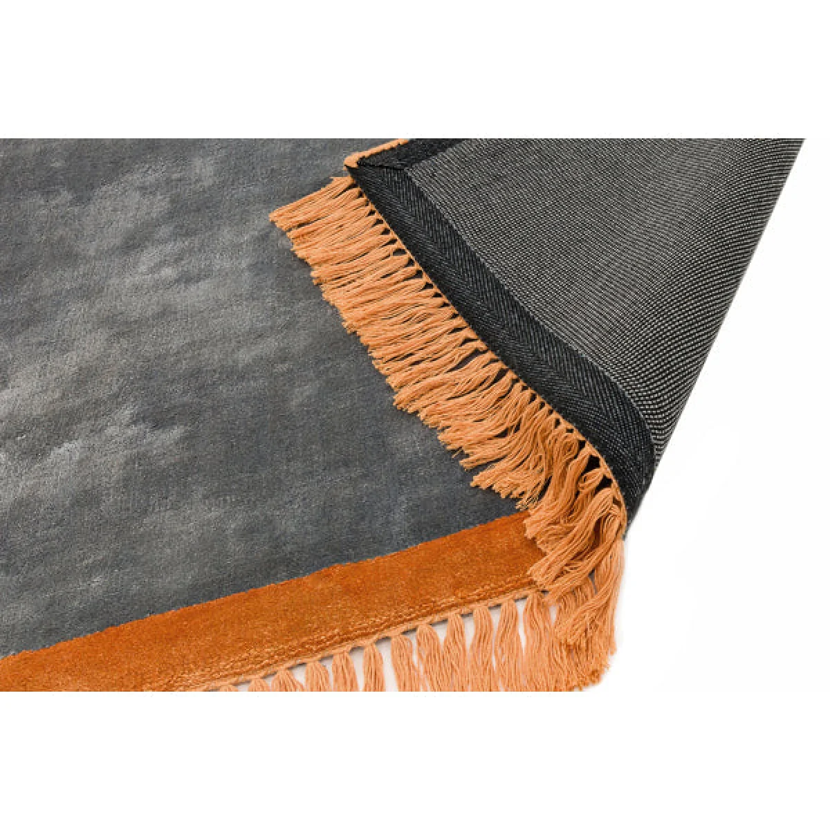 Asiatic Carpets Elgin Hand Woven Rug Grey/ Orange Border - 200 x 290cm – image 4