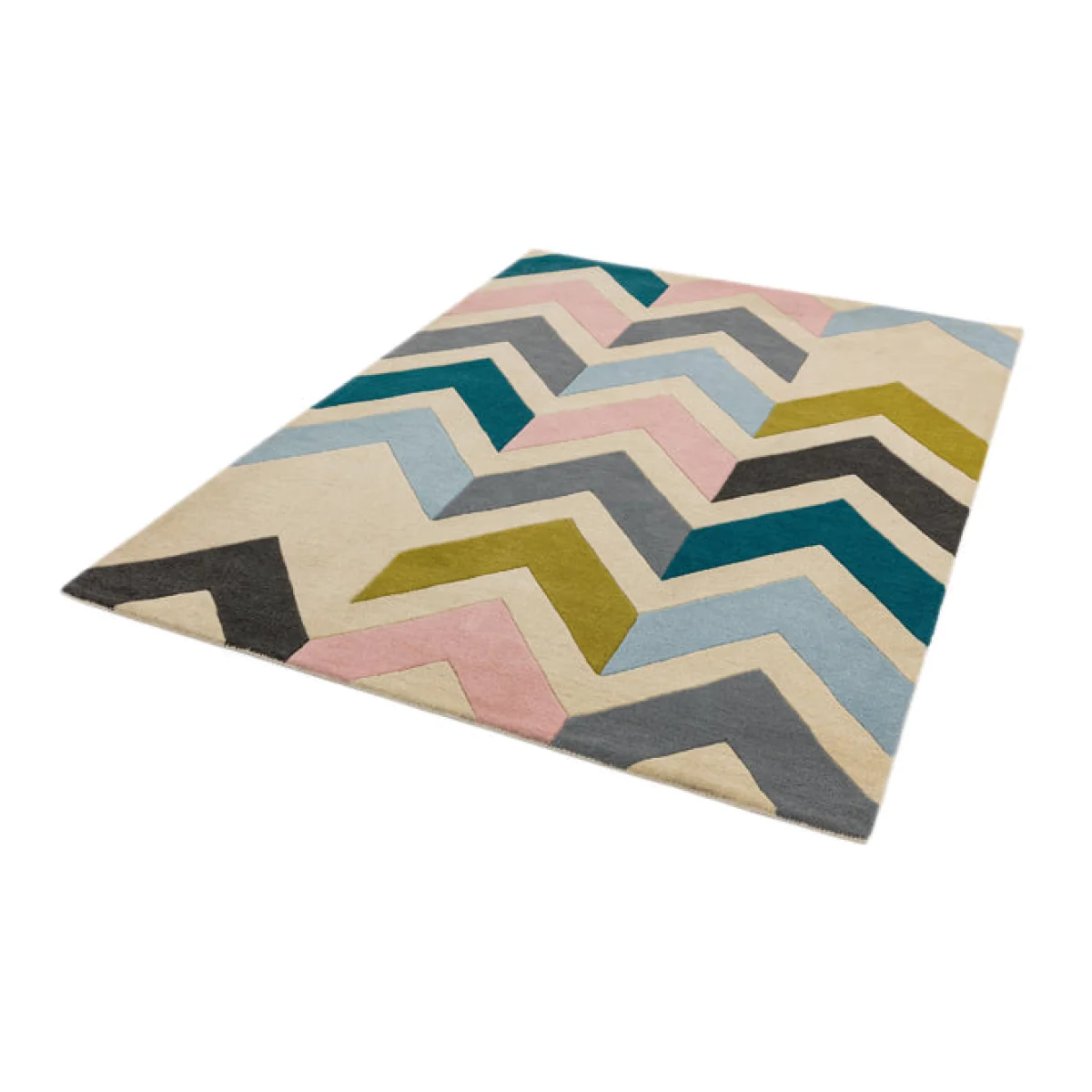 Asiatic Carpets Reef Handtufted Rug Chevron Multi - 200 x 290cm
