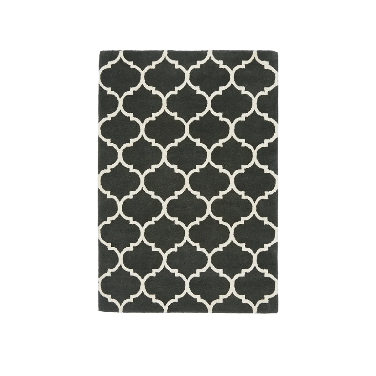 Asiatic Carpets Albany Handtufted Rug Ogee Charcoal - 160 x 230cm