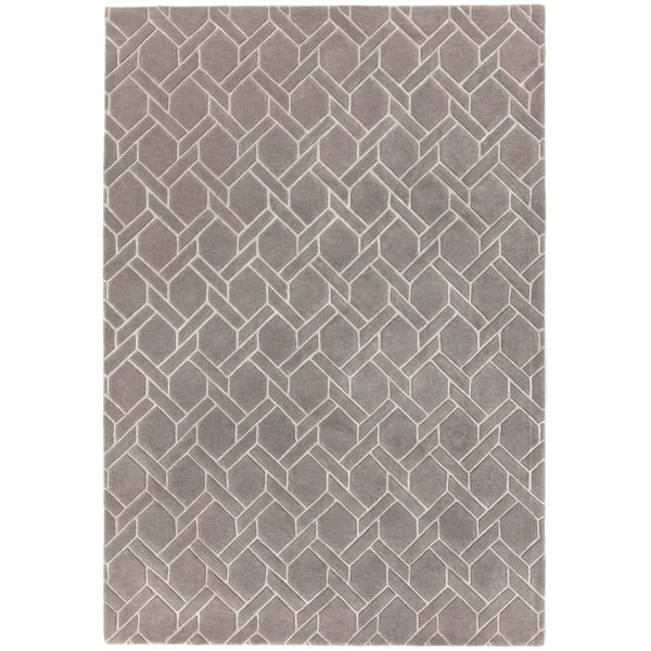 Asiatic Carpets Nexus Hand Tufted Rug Fine Lines Grey/Silver - 120 x 170cm – image 5