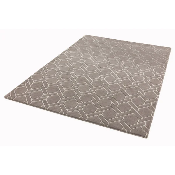 Asiatic Carpets Nexus Hand Tufted Rug Fine Lines Grey/Silver - 120 x 170cm – image 6