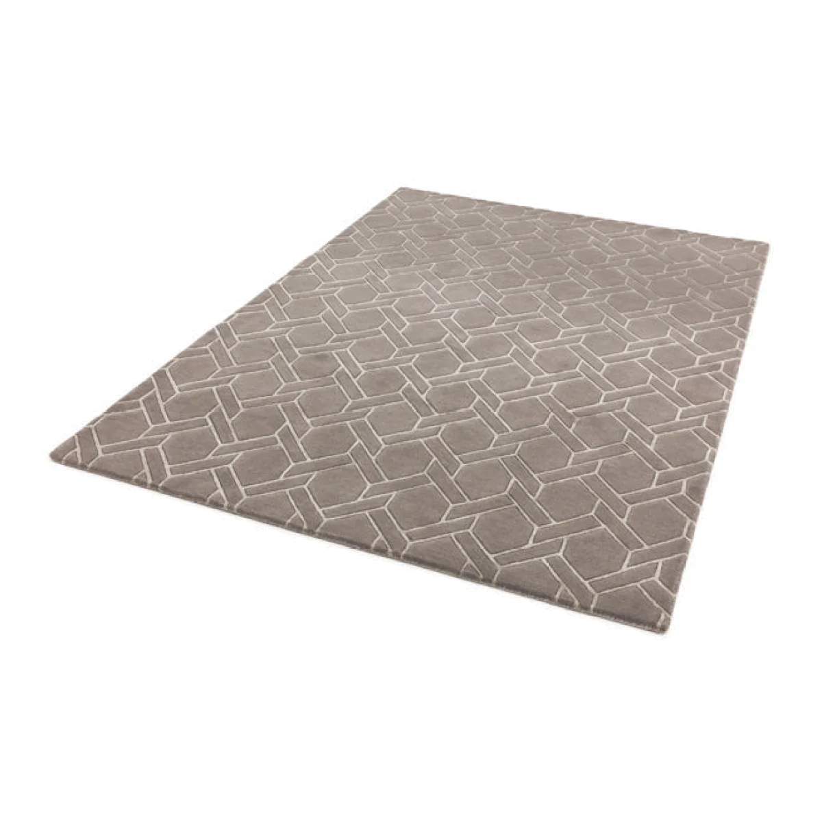 Asiatic Carpets Nexus Hand Tufted Rug Fine Lines Grey/Silver - 200 x 290cm
