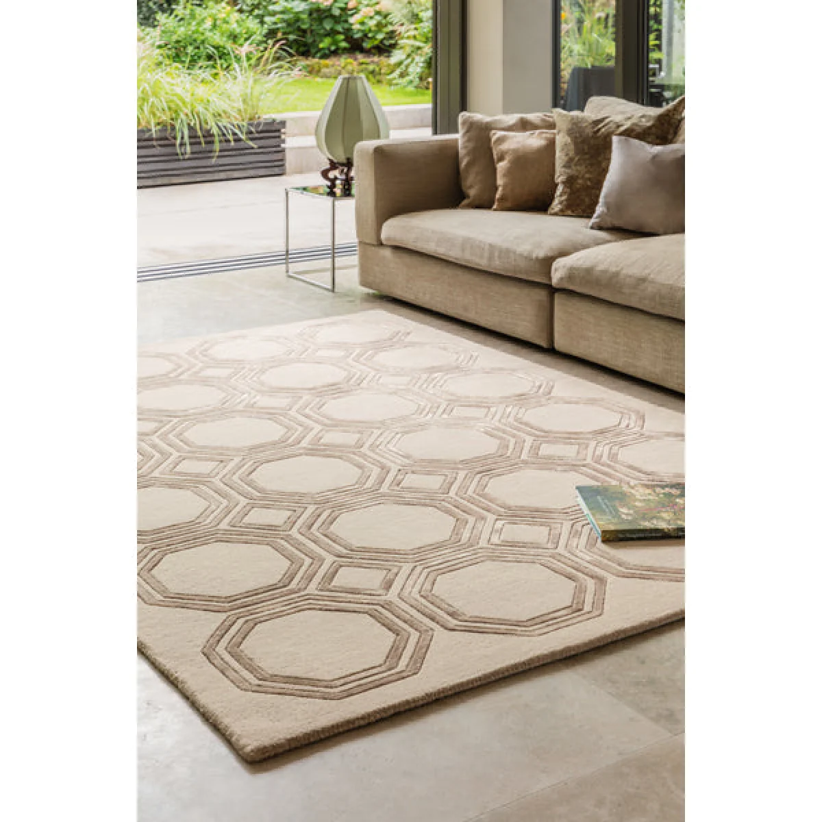 Asiatic Carpets Nexus Hand Tufted Rug Octagon Beige - 120 x 170cm – image 2