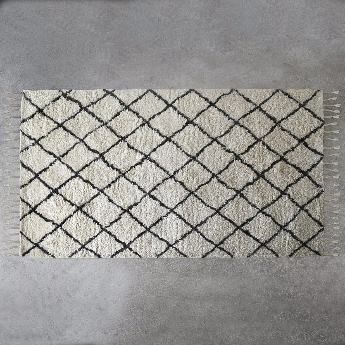 Gallery Direct Colorado Berber Diamond Rug in Cream – image 1