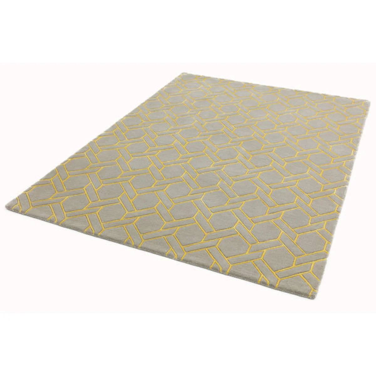 Asiatic Carpets Nexus Hand Tufted Rug Fine Lines Silver/Yellow - 200 x 290cm – image 2