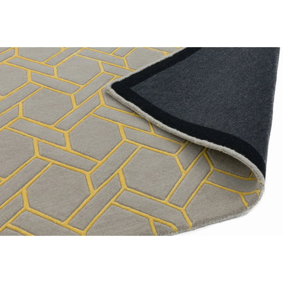 Asiatic Carpets Nexus Hand Tufted Rug Fine Lines Silver/Yellow - 200 x 290cm – image 4
