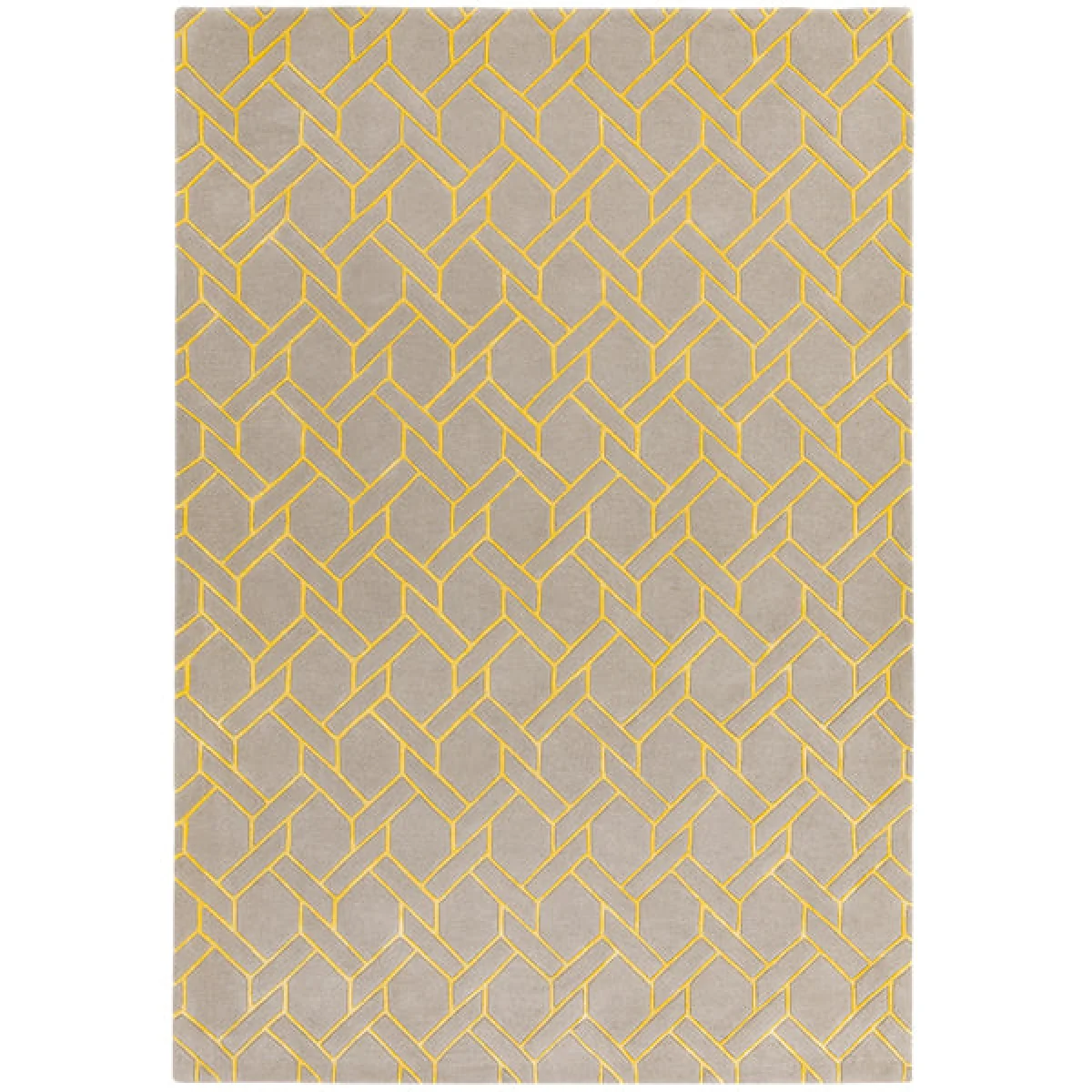 Asiatic Carpets Nexus Hand Tufted Rug Fine Lines Silver/Yellow - 200 x 290cm – image 5