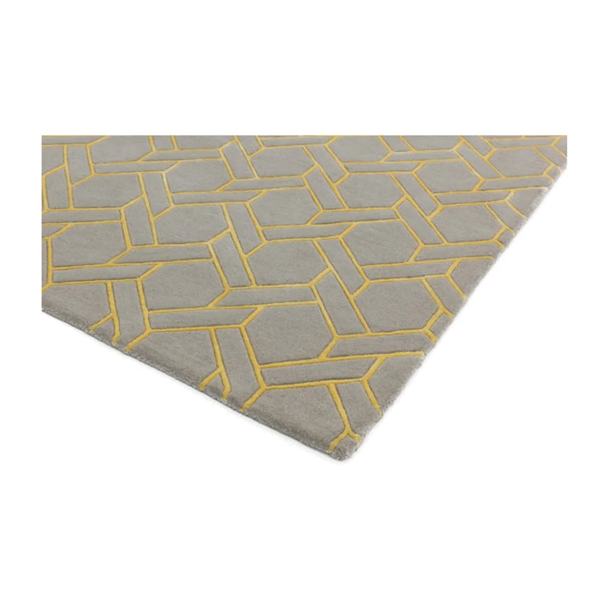 Asiatic Carpets Nexus Hand Tufted Rug Fine Lines Silver/Yellow - 200 x 290cm – image 1