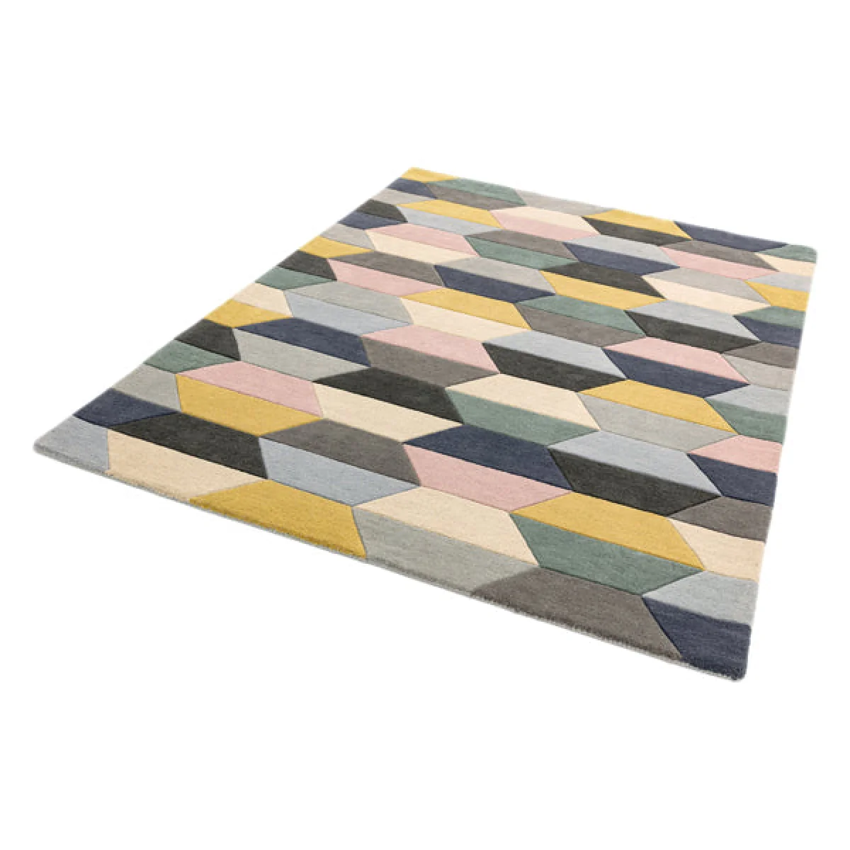 Asiatic Carpets Funk Hand Tufted Rug Honeycomb Pastel - 120 x 170cm – image 2