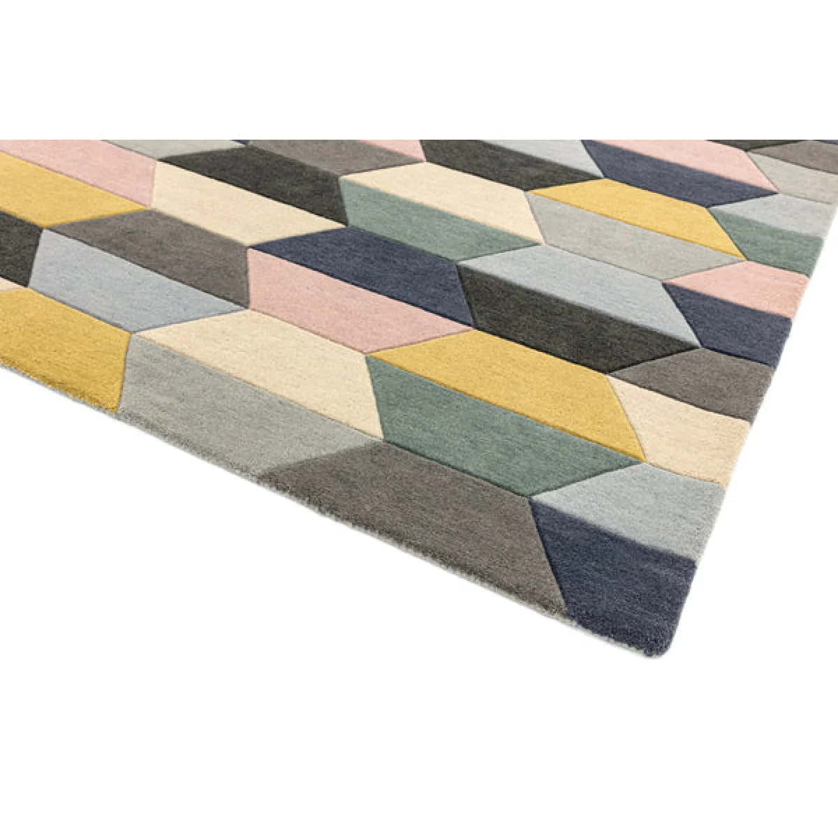 Asiatic Carpets Funk Hand Tufted Rug Honeycomb Pastel - 120 x 170cm – image 3
