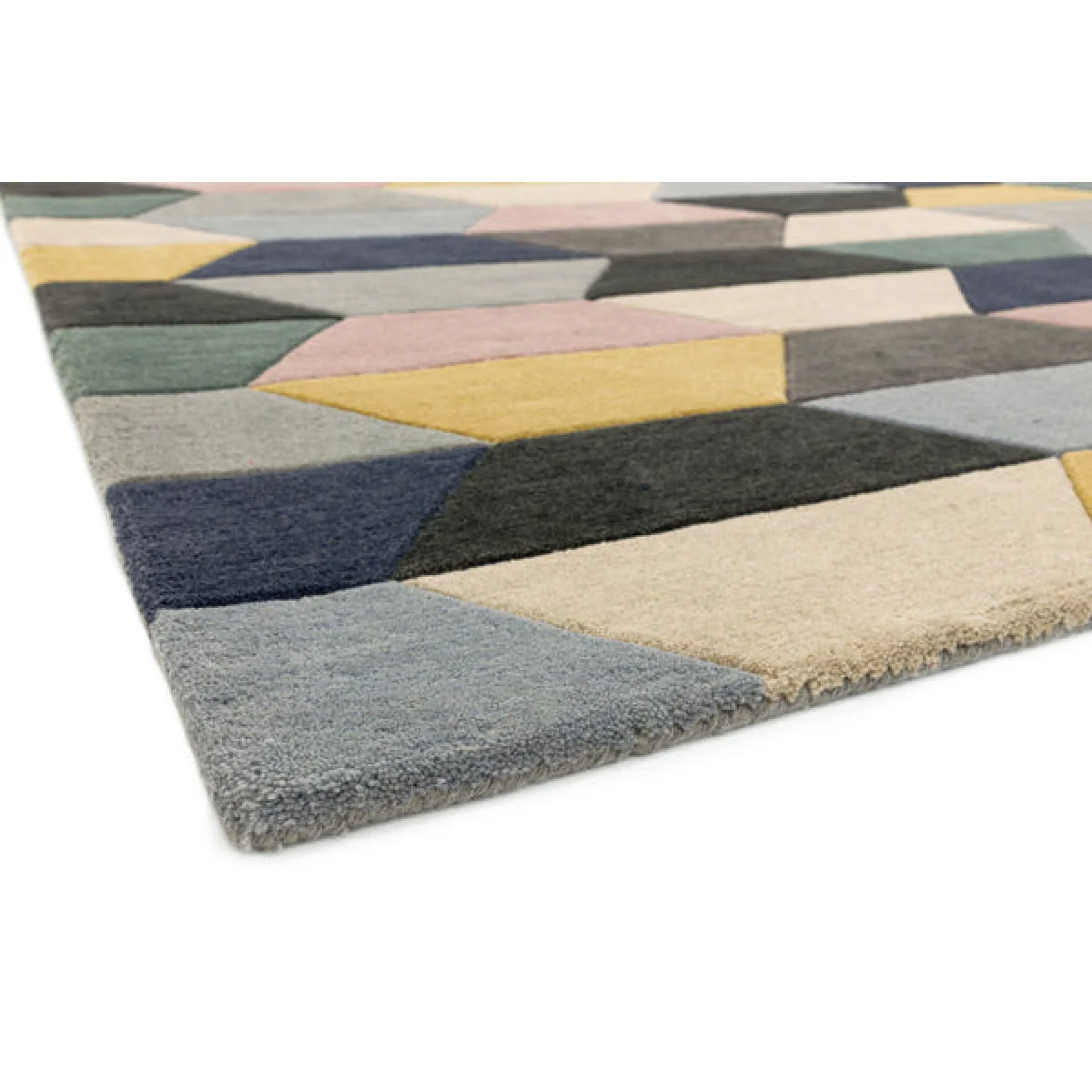 Asiatic Carpets Funk Hand Tufted Rug Honeycomb Pastel - 120 x 170cm – image 5