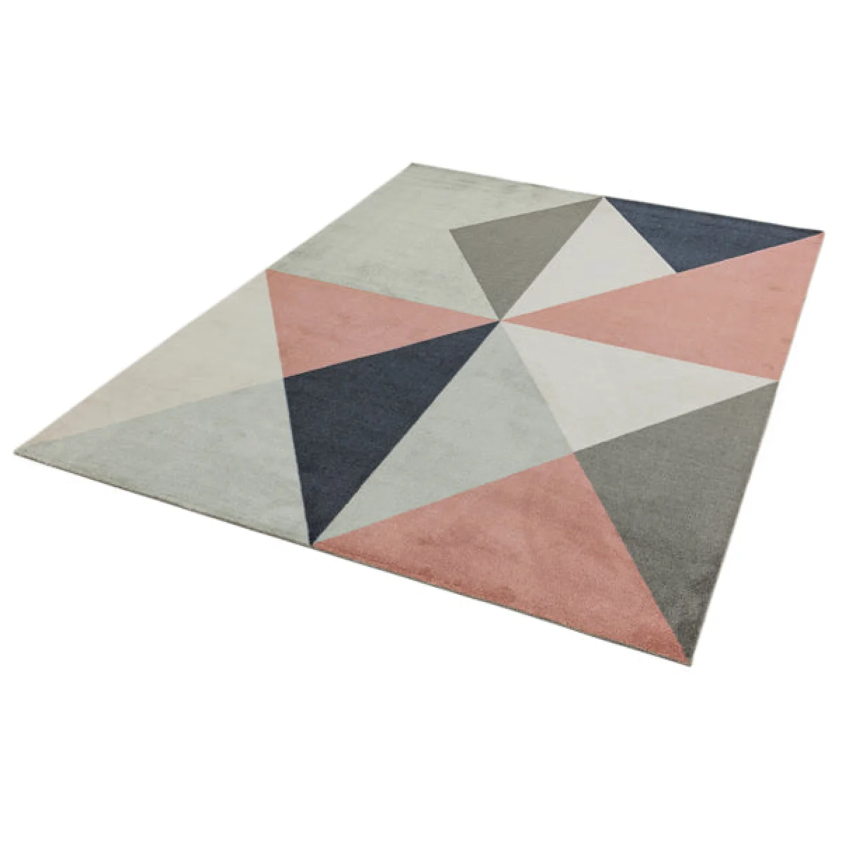 Asiatic Carpets Riley Tufted and printed Rug Pink Grey - 200 x 290cm – image 2
