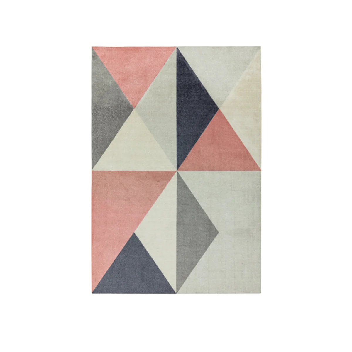 Asiatic Carpets Riley Tufted and printed Rug Pink Grey - 200 x 290cm – image 1