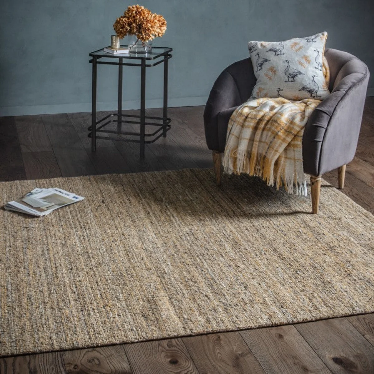 Gallery Direct Tapia Rug / Grey/Green / 160x230cm – image 2