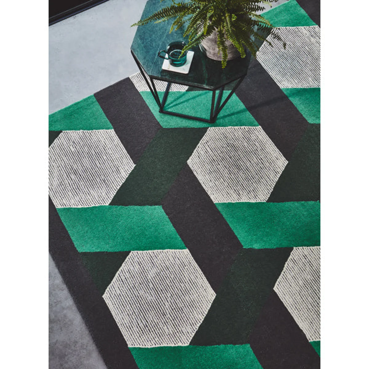 Asiatic Carpets Camden Hand Tufted Rug Green - 160 x 230cm – image 5