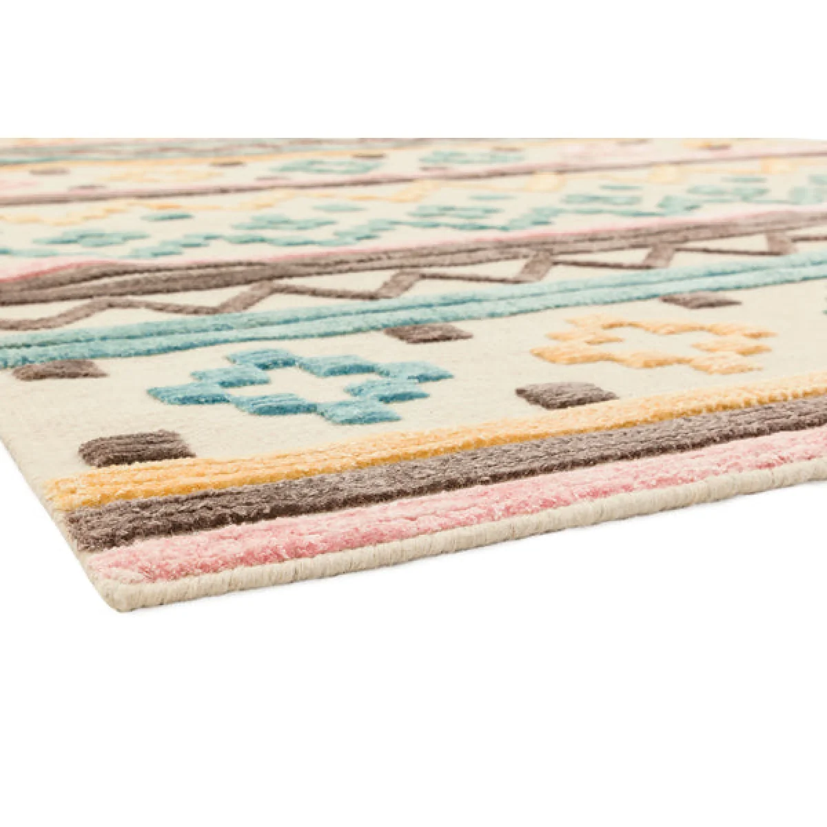 Asiatic Carpets Theo Hand Woven Rug Soft Tone Geo - 160 x 230cm – image 5