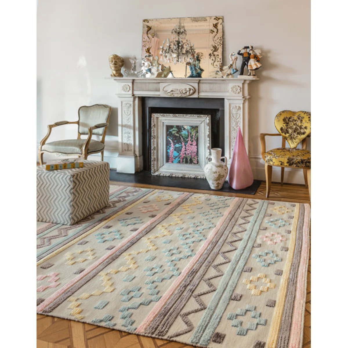 Asiatic Carpets Theo Hand Woven Rug Soft Tone Geo - 160 x 230cm – image 6