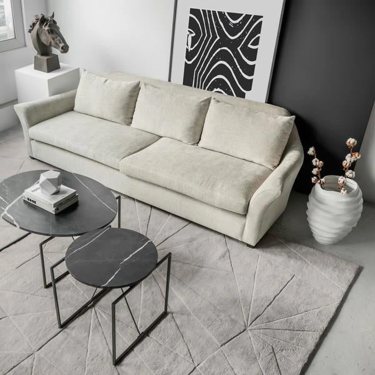 Andrew Martin Fabrice Rug Grey / 366 x 4 x 275cm – image 5