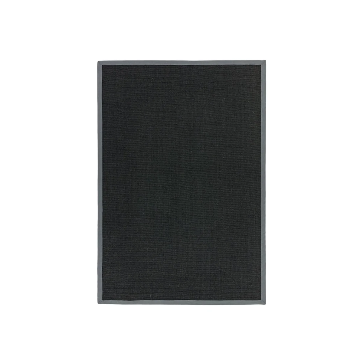 Asiatic Carpets Sisal Machine Woven Rug Black/Grey - 160 x 230cm