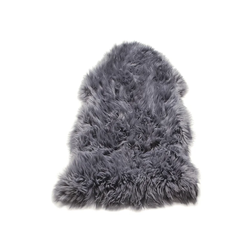 Asiatic Carpets Sheepskin Hand Finished Rug Single Grey - 60 x 90cm – image 1
