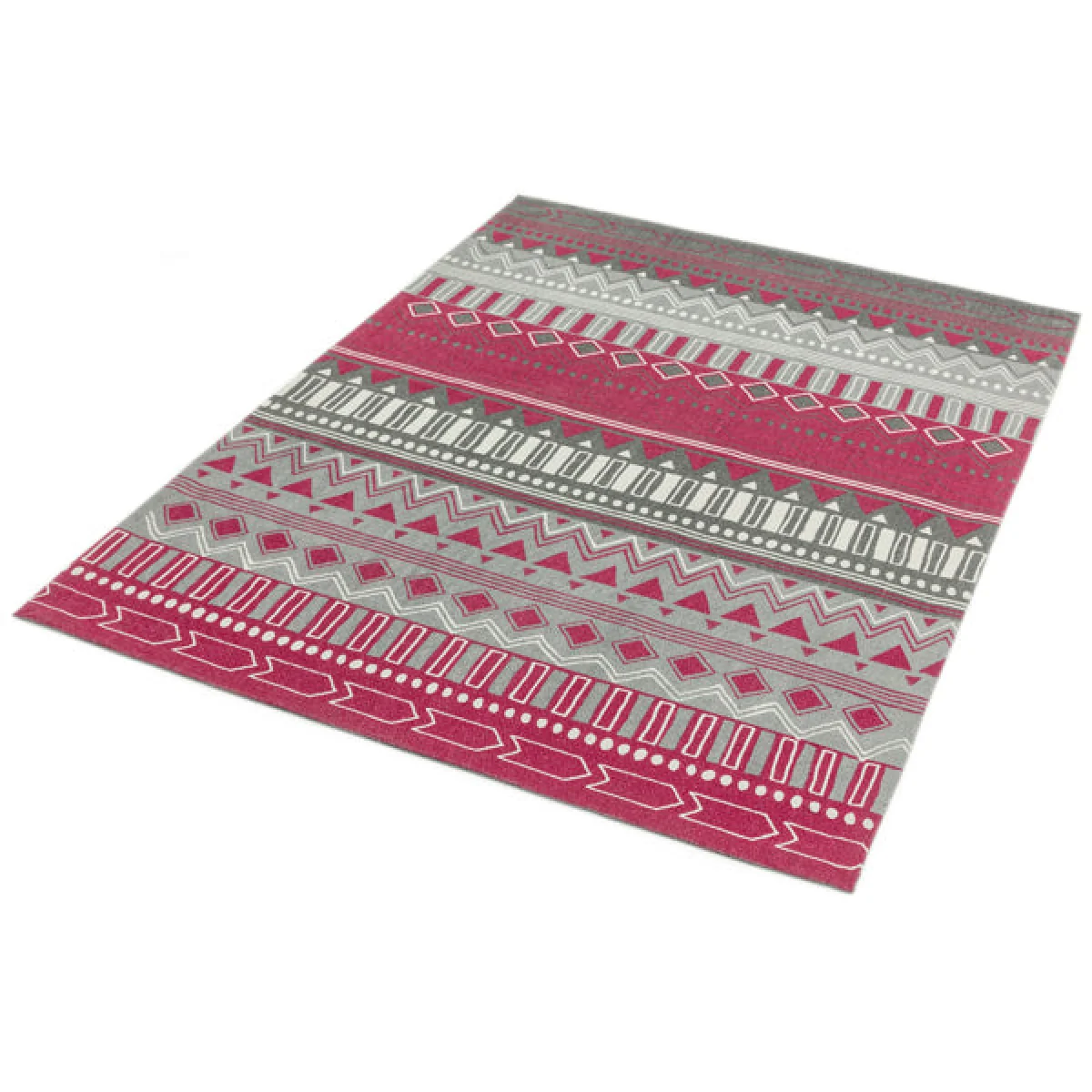 Asiatic Carpets Onix Hand Woven and Printed Rug Tribal Mix Berry - 120 x 170cm – image 2