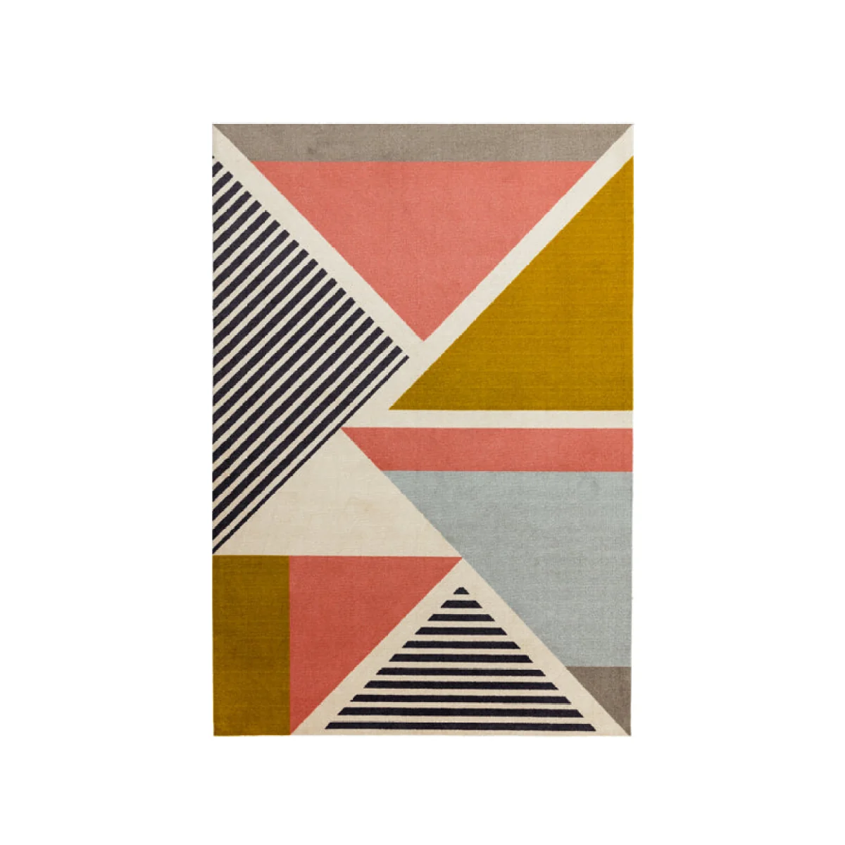 Asiatic Carpets Riley Tufted and printed Rug Pink - 200 x 290cm