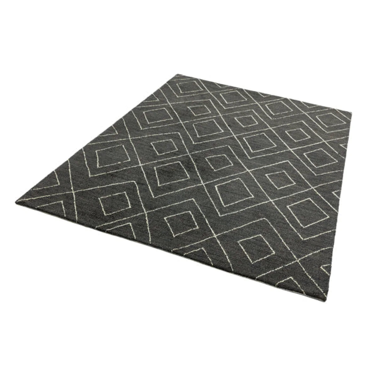 Asiatic Carpets Nomad Table Tufted Rug Dark Grey - 120 x 170cm – image 3