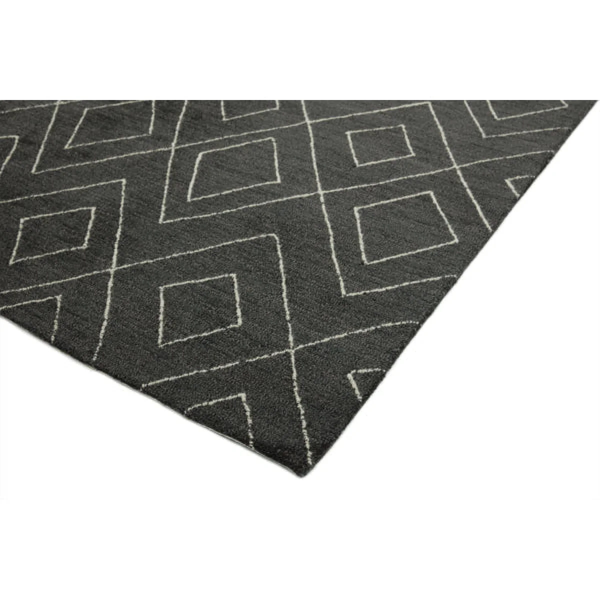 Asiatic Carpets Nomad Table Tufted Rug Dark Grey - 120 x 170cm – image 4