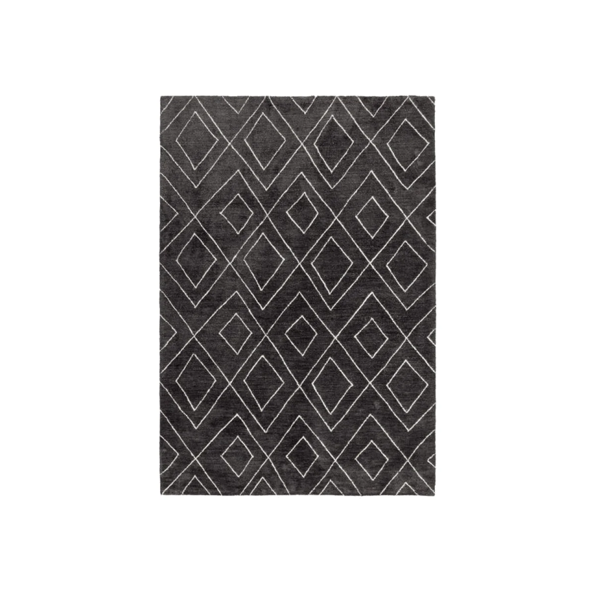 Asiatic Carpets Nomad Table Tufted Rug Dark Grey - 120 x 170cm – image 1