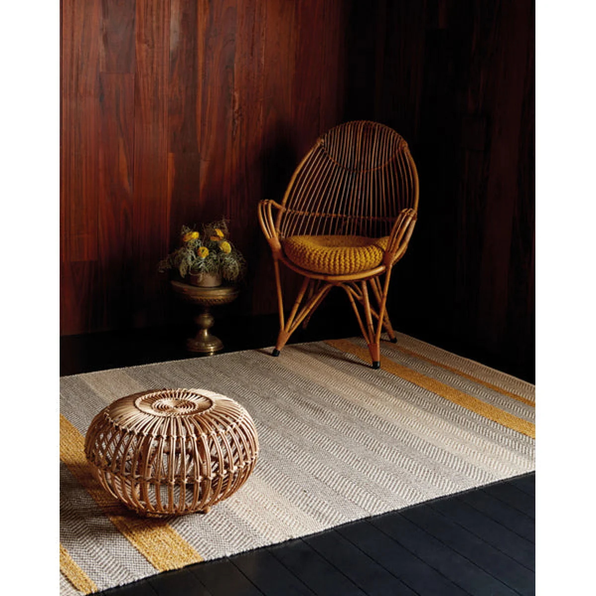 Asiatic Carpets Fields Hand Woven Rug Mustard - 120 x 170cm – image 2