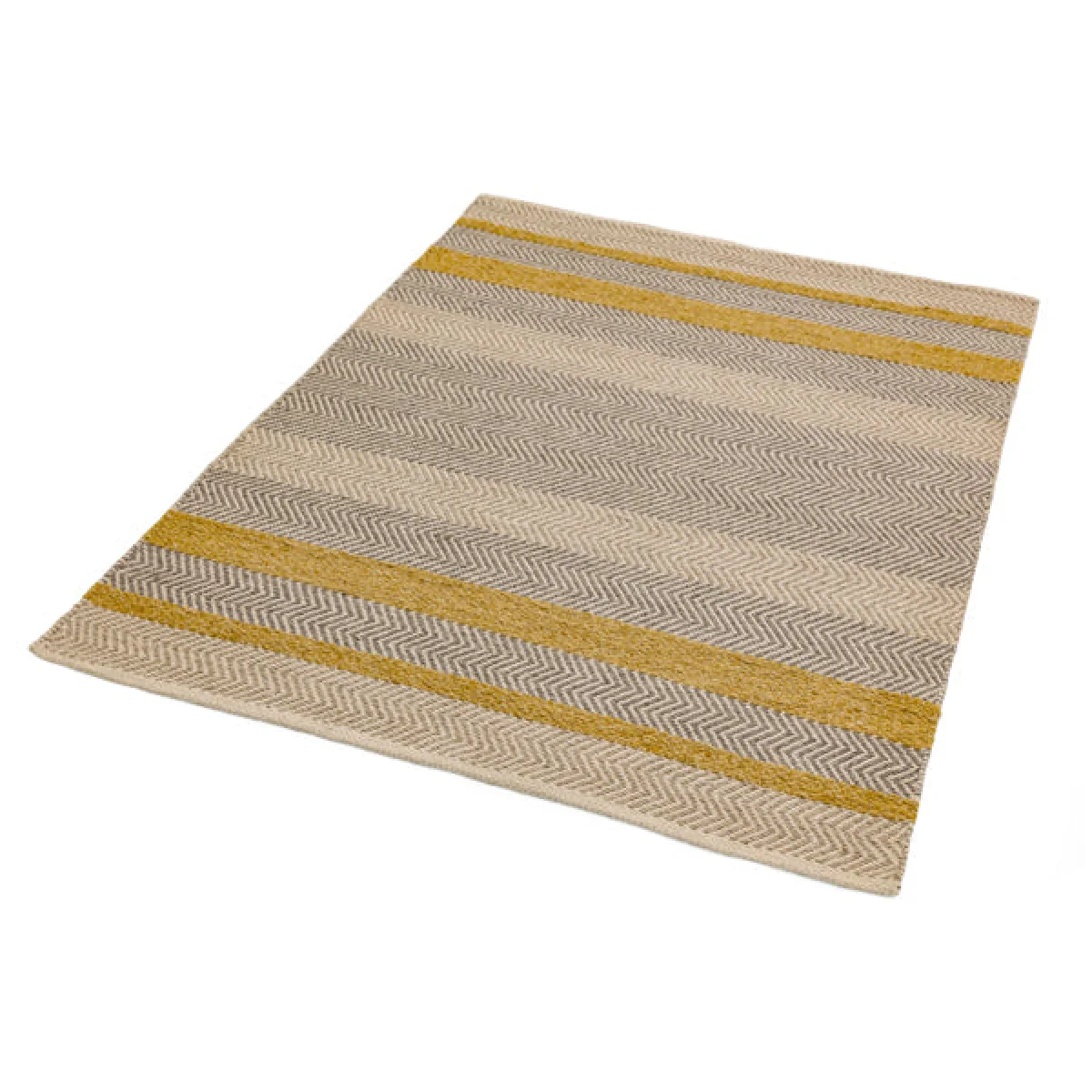 Asiatic Carpets Fields Hand Woven Rug Mustard - 120 x 170cm – image 3