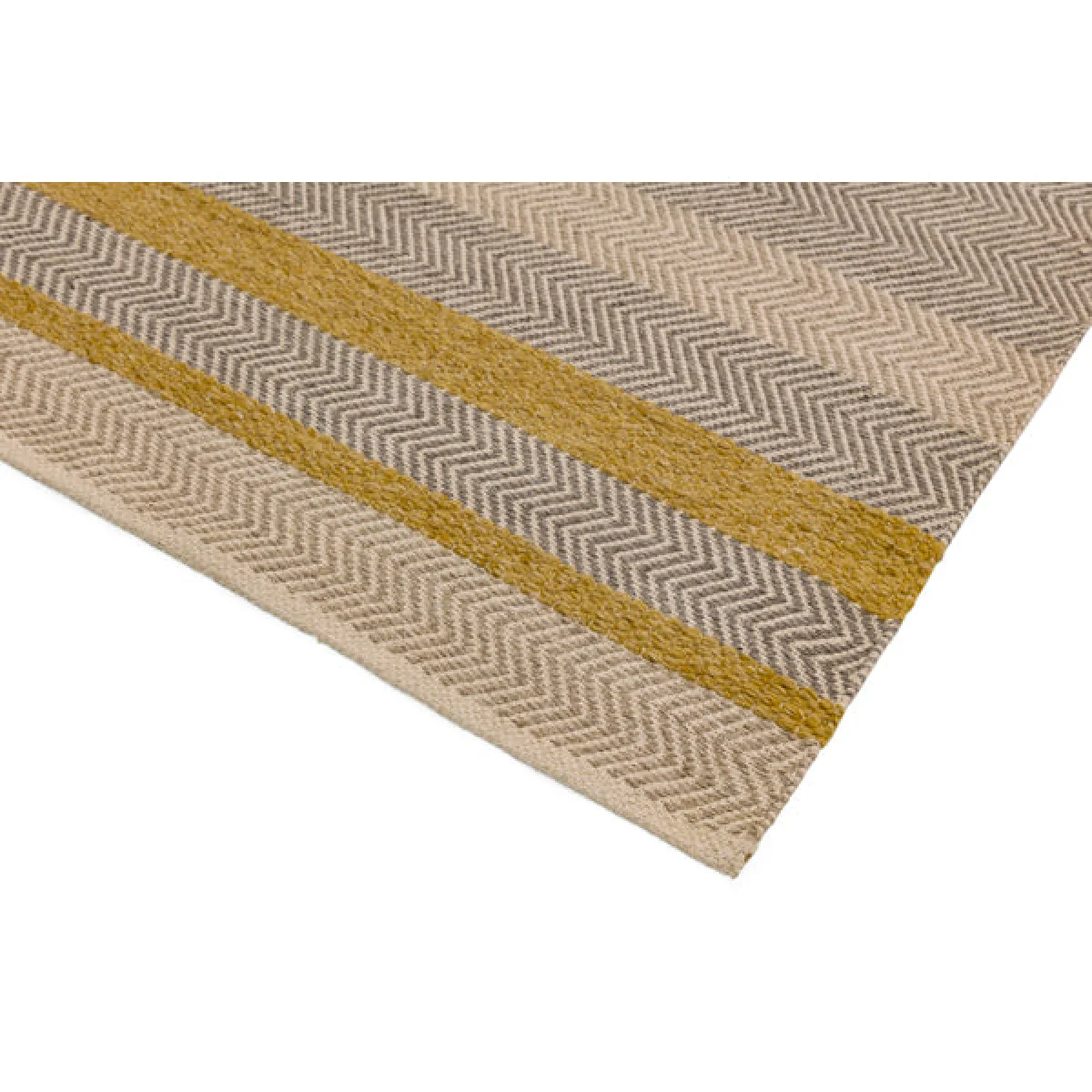 Asiatic Carpets Fields Hand Woven Rug Mustard - 120 x 170cm – image 4