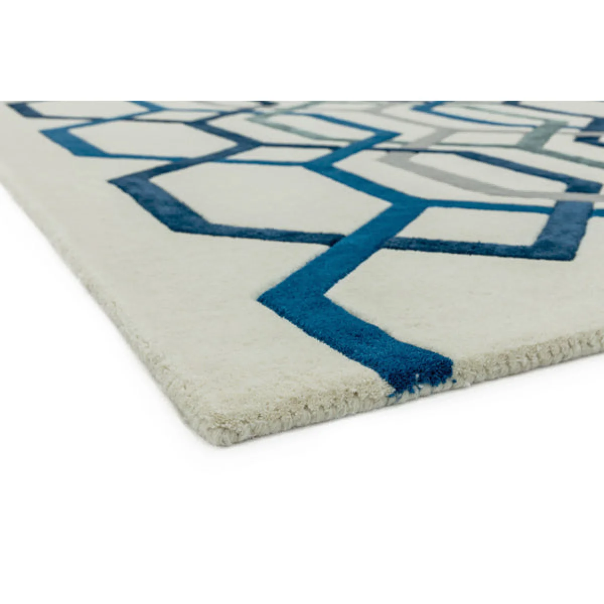 Asiatic Carpets Matrix Hand Tufted Rug Hexagon White - 120 x 170cm – image 5