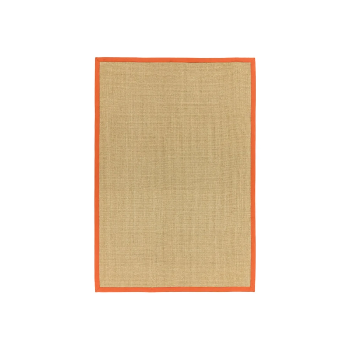 Asiatic Carpets Sisal Machine Woven Rug Linen/Orange - 68 x 240cm