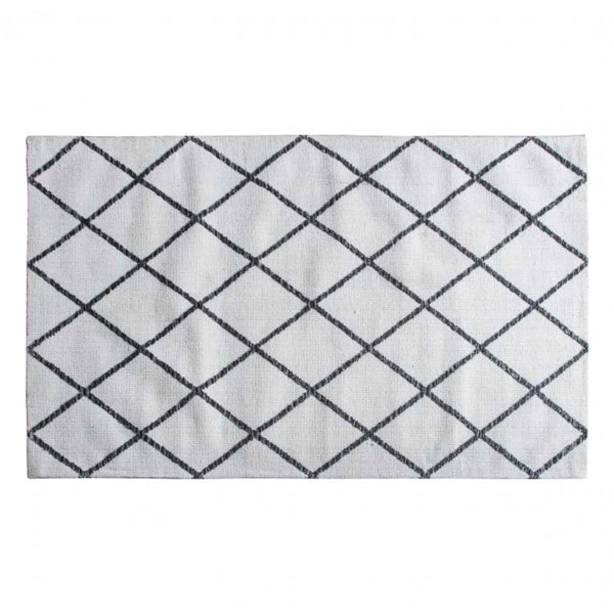 Gallery Interiors Kenza Rug / Cream Charcoal / Small
