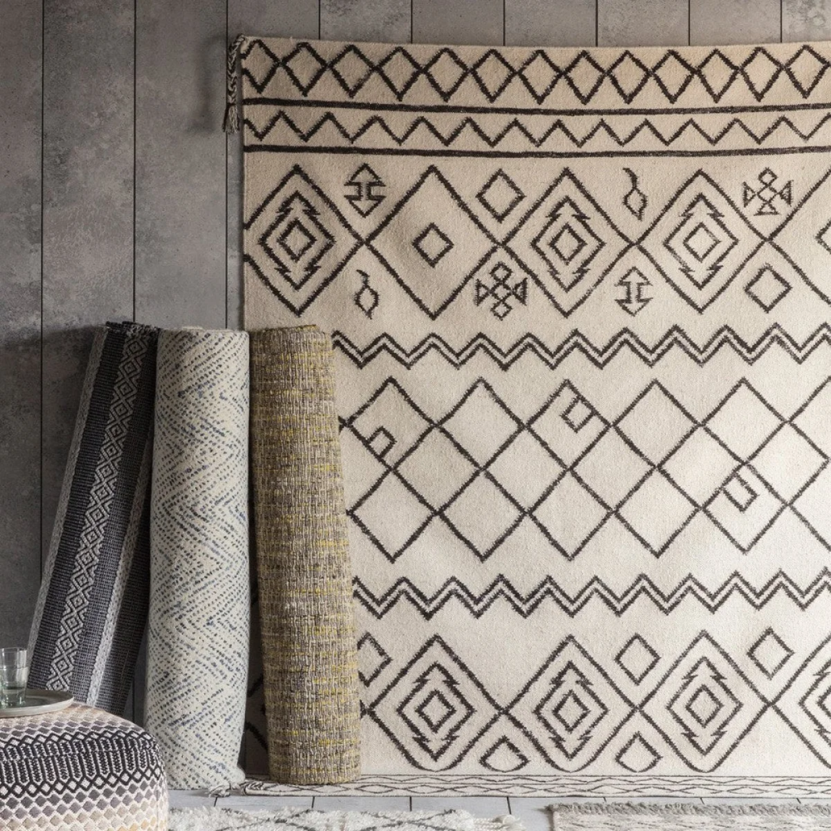 Gallery Direct Montezuma Tribal Inspired Rug in Cream – image 2