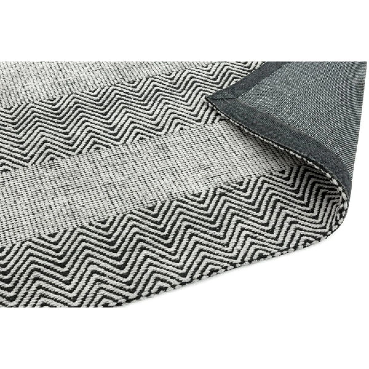 Asiatic Carpets Ives Hand Woven Rug Grey - 160 x 230cm – image 4