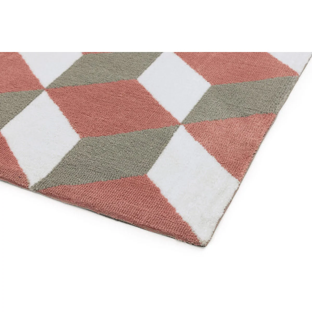 Asiatic Carpets Arlo Machine Knitted Rug Pink Block - 160 x 230cm – image 3