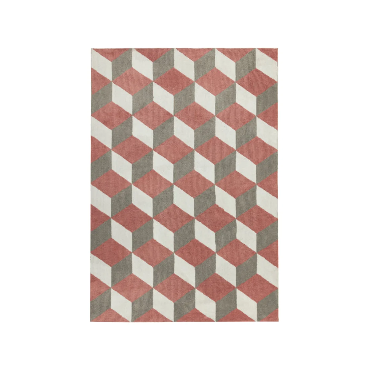 Asiatic Carpets Arlo Machine Knitted Rug Pink Block - 160 x 230cm – image 1