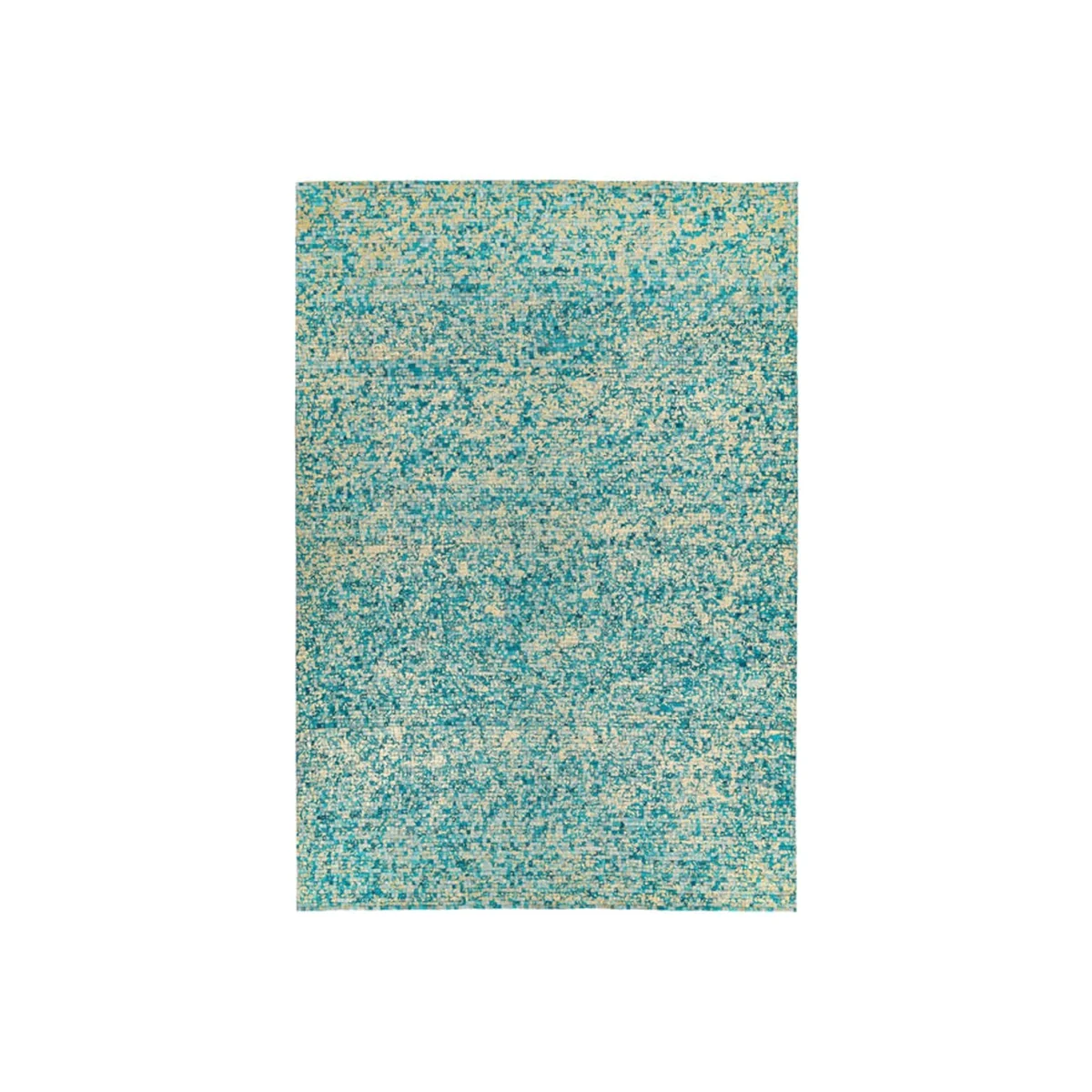 Asiatic Carpets Elona Mosaic Cowhide Hand Sewn Rug Aqua - 160 x 230cm – image 1