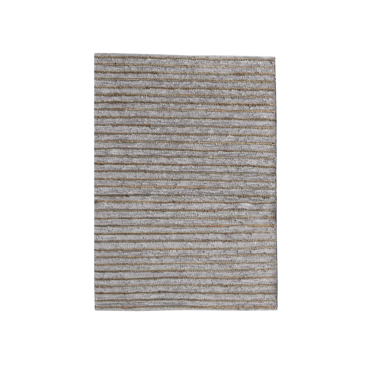 Libra Estella Hand Woven Pit Loom Dark Grey Hemp Rug