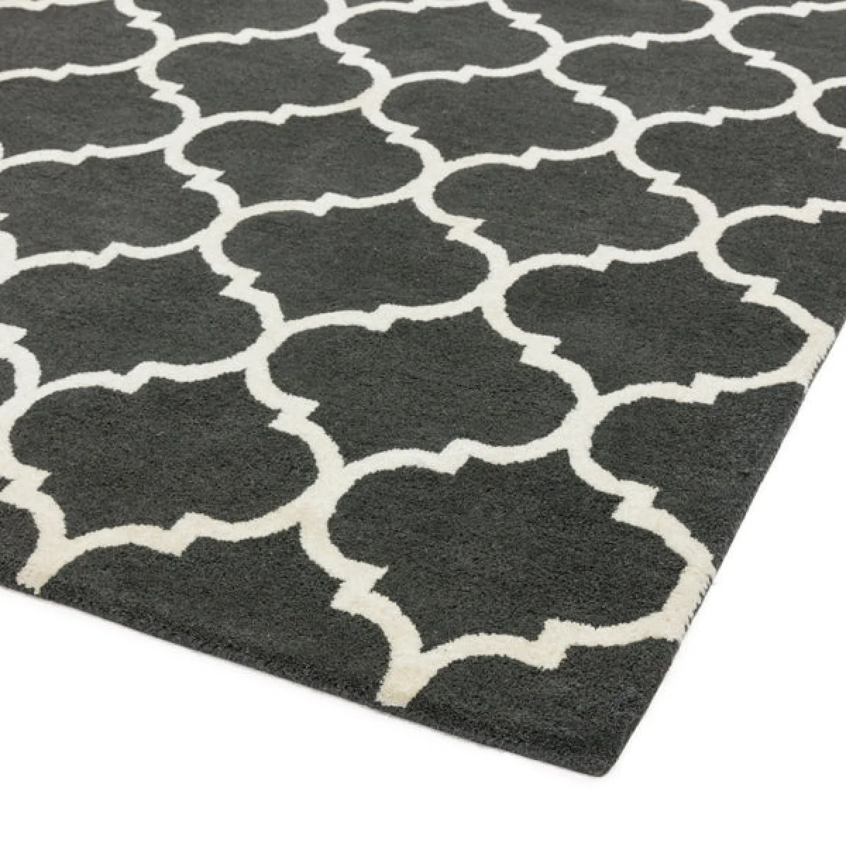 Asiatic Carpets Albany Handtufted Rug Ogee Charcoal - 80 x 150cm – image 2