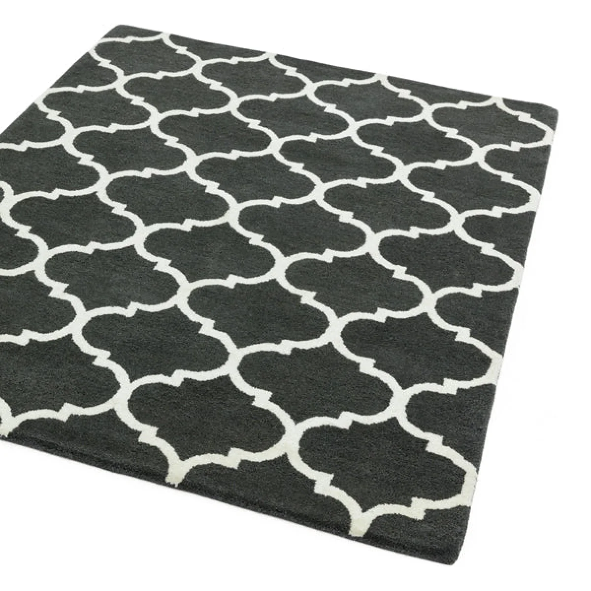 Asiatic Carpets Albany Handtufted Rug Ogee Charcoal - 80 x 150cm – image 3