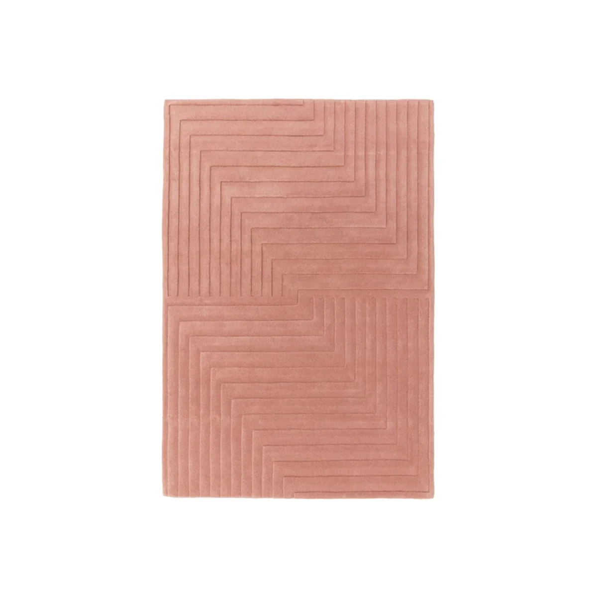 Asiatic Carpets Form Hand Tufted Rug Pink - 160 x 230cm