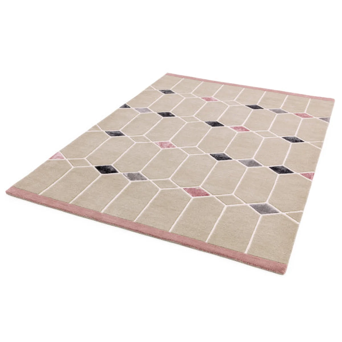Asiatic Carpets Matrix Hand Tufted Rug Jewel Pink - 160 x 230cm – image 2
