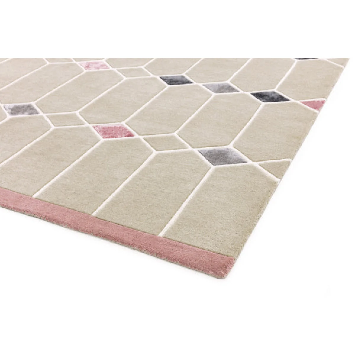 Asiatic Carpets Matrix Hand Tufted Rug Jewel Pink - 160 x 230cm – image 3