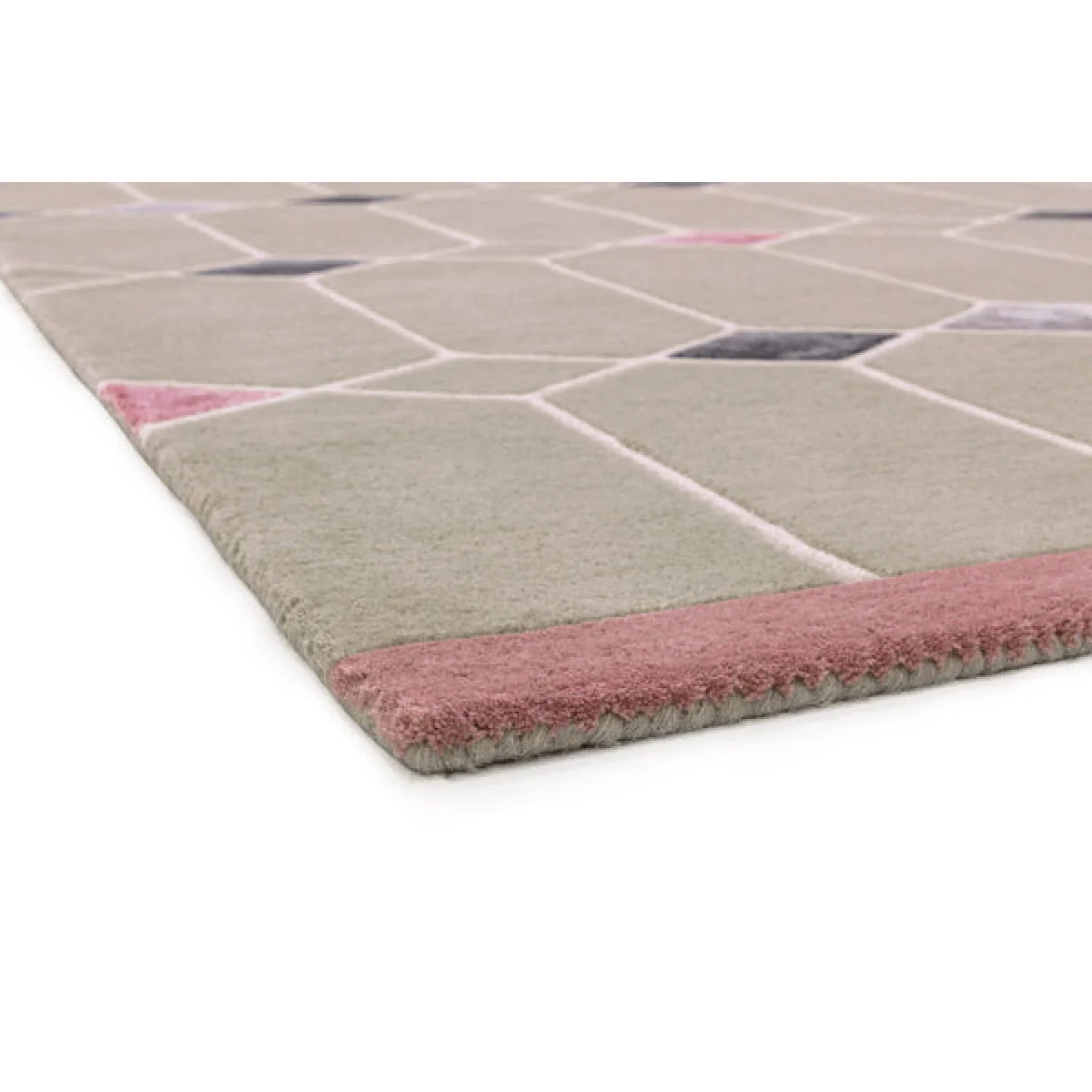 Asiatic Carpets Matrix Hand Tufted Rug Jewel Pink - 160 x 230cm – image 4